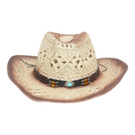 Chokore  Chokore Handcrafted Double-tone Cowboy Hat (Beige)