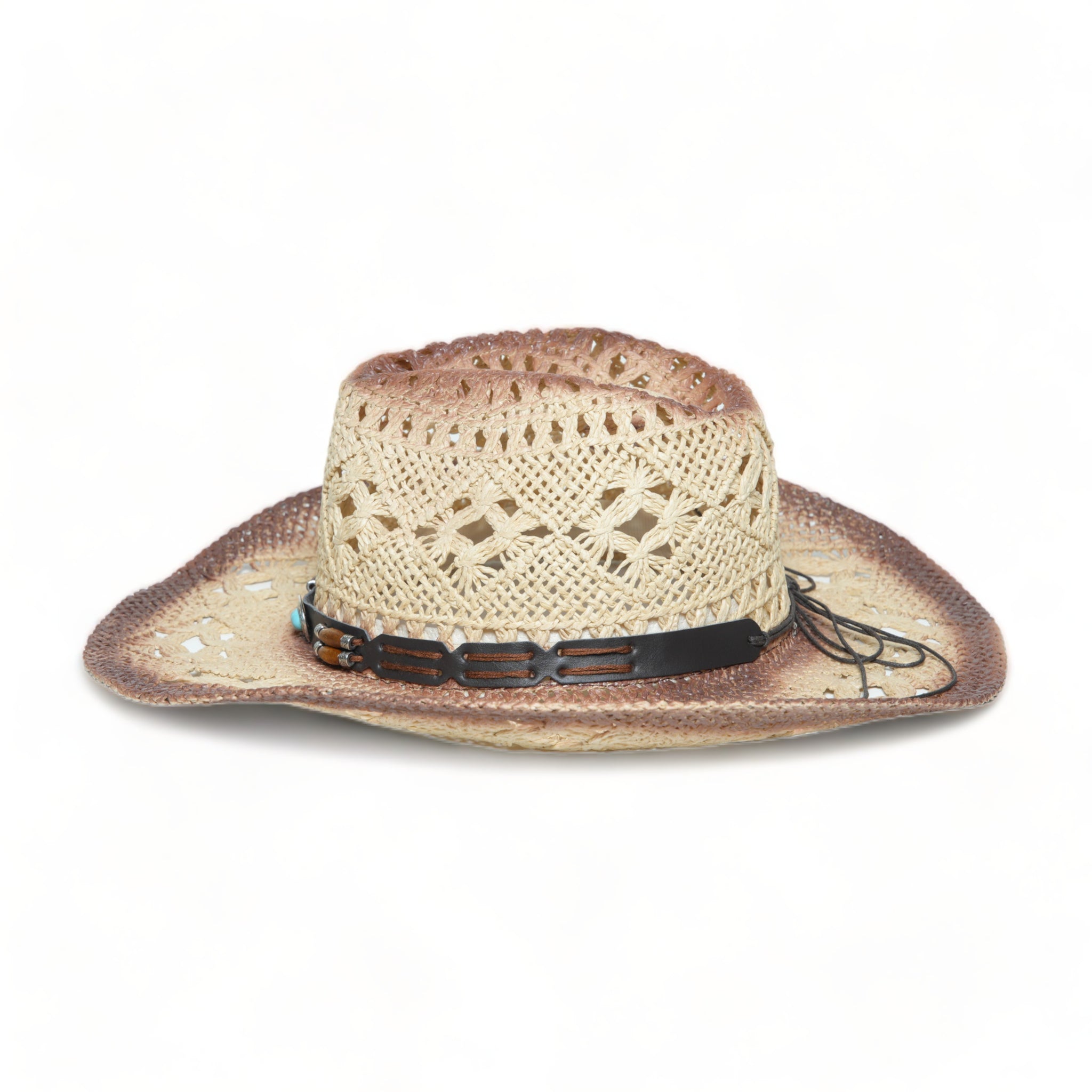 Chokore Handcrafted Double-tone Cowboy Hat (Beige)