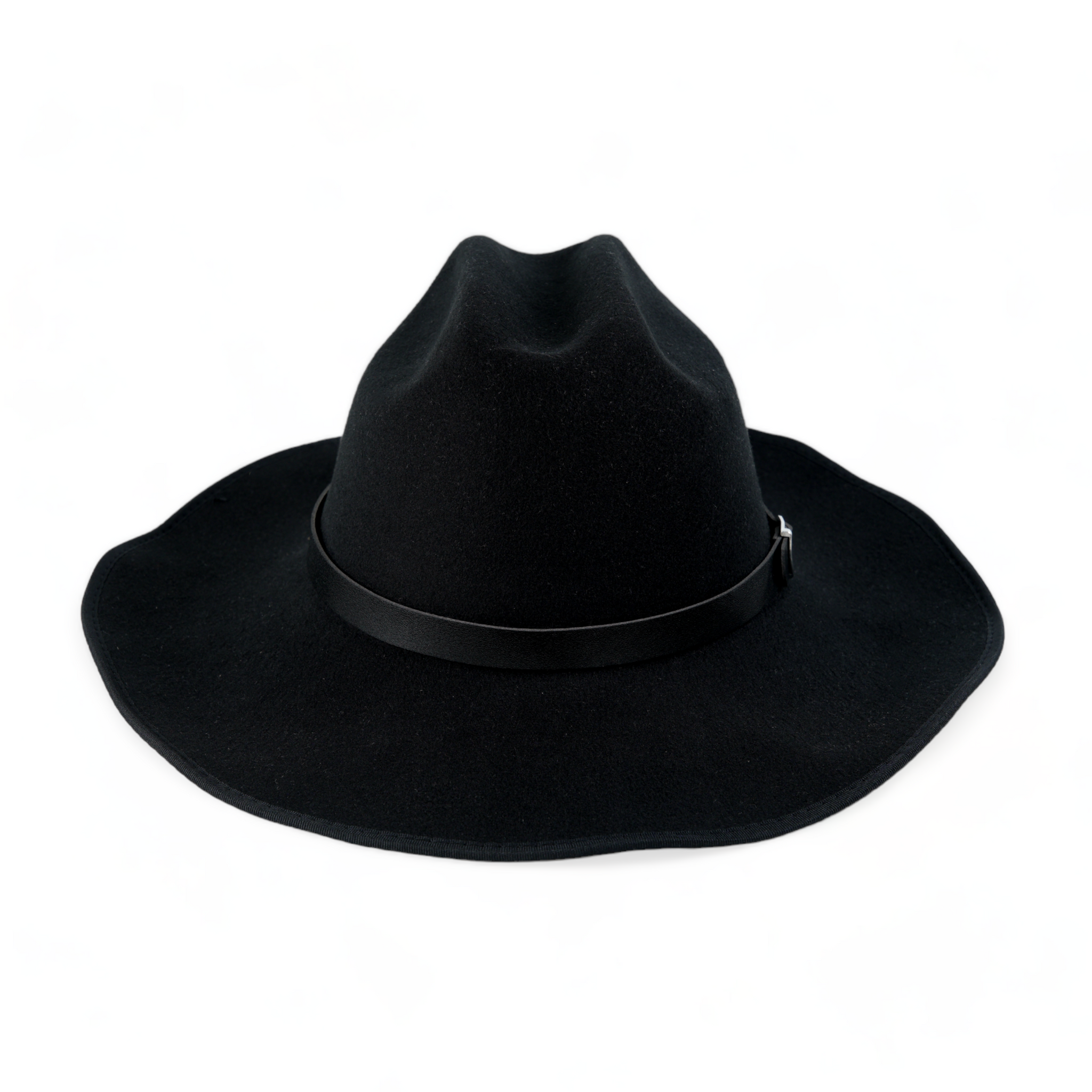 Chokore Cowboy Hat with Black Belt (Black)