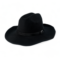 Chokore Chokore Cowboy Hat with Black Belt (Black)