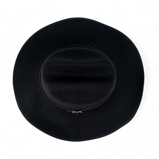 Chokore Cowboy Hat with Black Belt (Black)