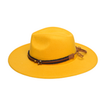 Chokore Chokore American Cowhead Fedora Hat (Yellow) 