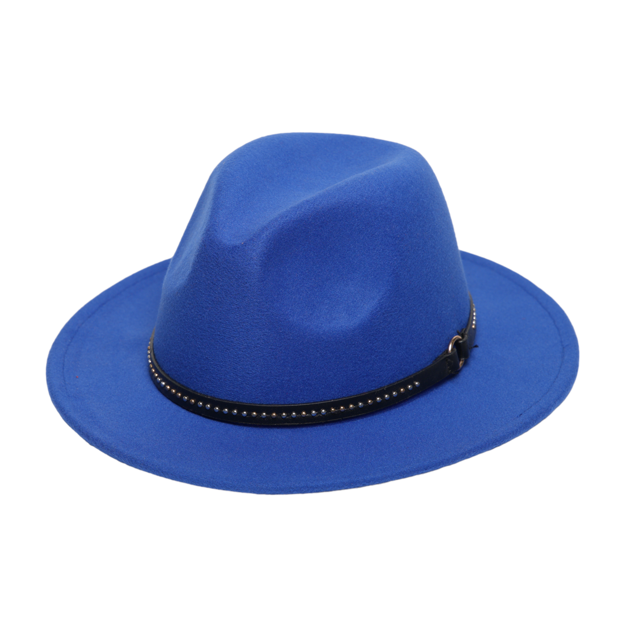 Chokore Fedora hat with Belt Band (Blue)