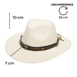 Chokore Chokore American Cowhead cowboy Hat (Off White) 