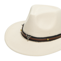 Chokore Chokore American Cowhead cowboy Hat (Off White)