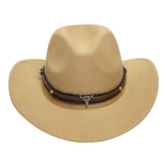 Chokore American Cowhead Cowboy Hat (Beige)