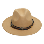 Chokore  Chokore American Cowhead Fedora Hat (Light Brown)