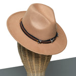 Chokore  Chokore American Cowhead Fedora Hat (Light Brown)