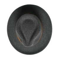 Chokore Chokore Fedora Hat with Dual Tone Band (Dark Gray)