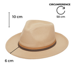 Chokore  Chokore Fedora Hat with Dual Tone Band (Camel)