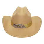 Chokore  Chokore Cattleman Cowboy Hat with Printed Band (Camel)