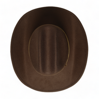 Chokore Chokore Cattleman Cowboy Hat with Printed Band (Brown)