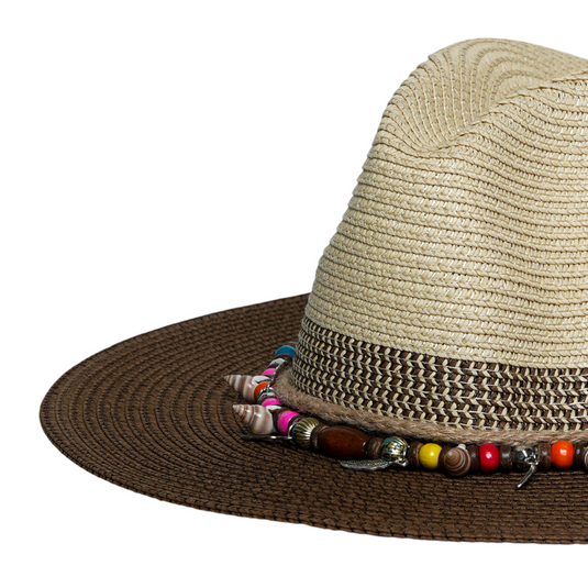 Chokore Coastal Summer Straw Hat (Brown)