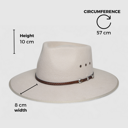 Chokore Urban Essence Jazz Fedora Hat (Off White)
