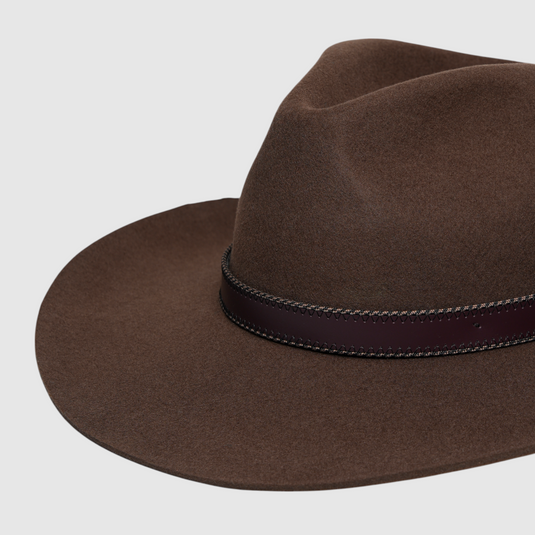 Chokore Rustic Bridlewood Cowboy Hat (Dark Brown)