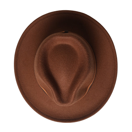Chokore Fedora Hat with Dual Tone Band (Brown)