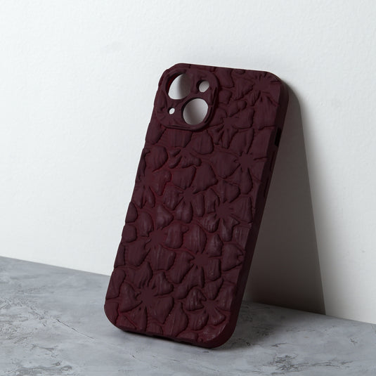 Chokore 3D Petal Design Cover (Brown) for iPhone