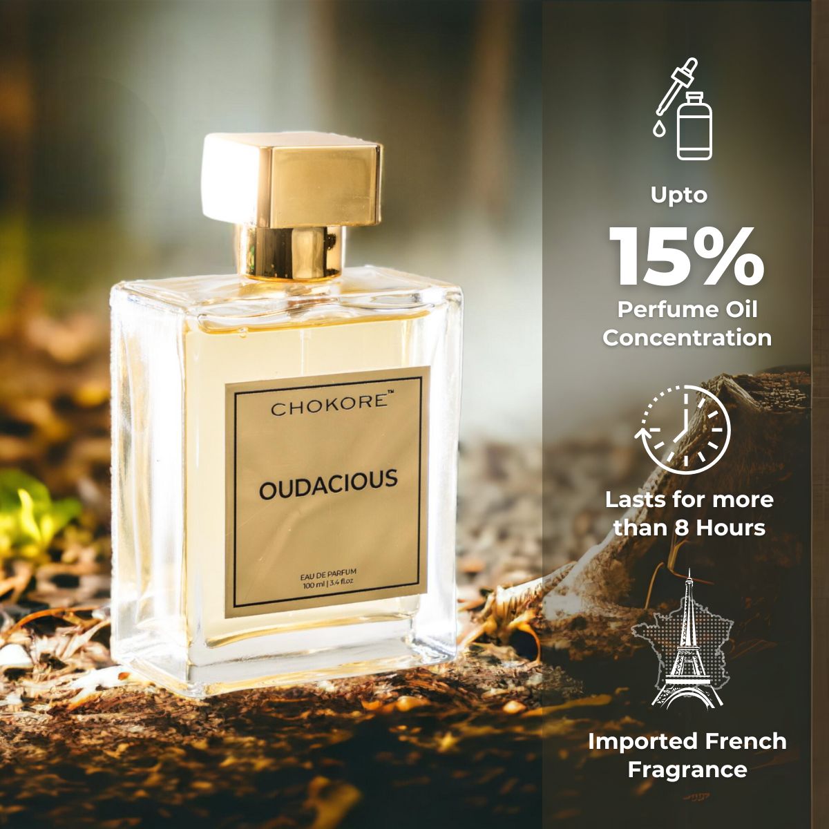 Oudacious - Perfume For Men | 100 ml | Unisex