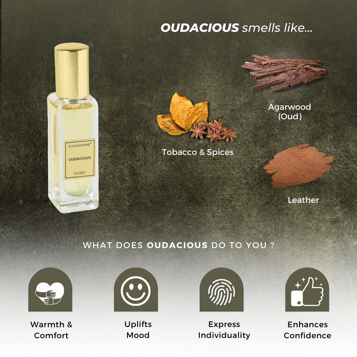 Oudacious - Perfume | 20 ml | Unisex