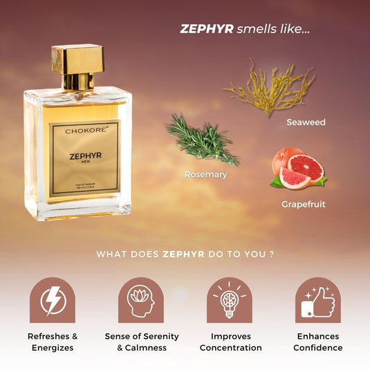 Zephyr | Perfume For Men | (Morning/All-Day)| 100 ML | 50 ML | 20 ML | 15 ML