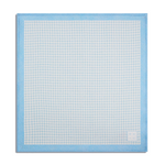 Chokore Chokore Checkered Past (Blue) - Pocket Square & Blue Silk Tie - Solids range 