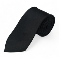 Chokore Chokore Jaali Good (Black) - Pocket Square & Black color silk tie for men