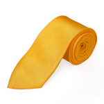 Chokore Chokore Checkered Past (Orange) - Pocket Square & Yellow color silk tie for men 