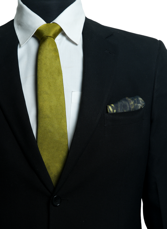 Chokore he Eagle Has Landed - Pocket Square & Chokore Mehandi Silk Tie - Solids range