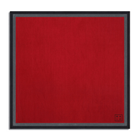 Chokore Garnet - Pocket Square &  Repp Tie (Red)