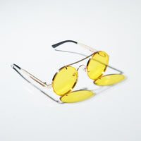 Chokore Chokore Retro Polarized Sunglasses (Yellow & Golden)