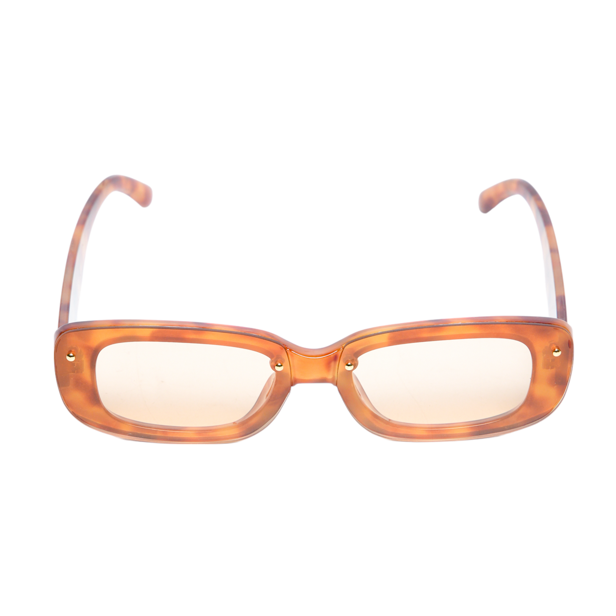 Chokore Rectangular Sunglasses with UV 400 Protection (Leopard)