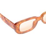 Chokore Chokore Rectangular Sunglasses with UV 400 Protection (Leopard) 