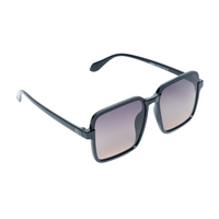 Chokore Chokore Bold Square Sunglasses with UV 400 protection (Black & Brown)