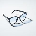Chokore  Chokore Stylish Folding Sunglasses with UV 400 Protection (Black & Blue)