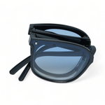 Chokore Chokore Stylish Folding Sunglasses with UV 400 Protection (Black & Blue) 