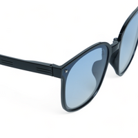 Chokore Chokore Stylish Folding Sunglasses with UV 400 Protection (Black & Blue)