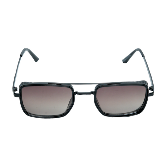 Chokore Double Bridge Sunglasses with UV 400 Protection (Black & Brown)