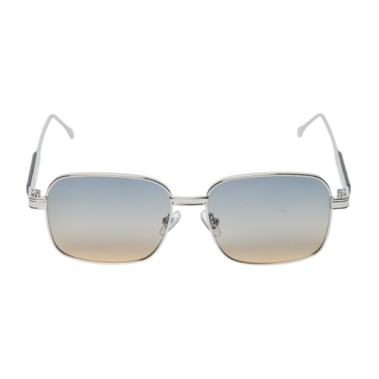 Chokore Rectangular Ombre Sunglasses (Teal & Gold)