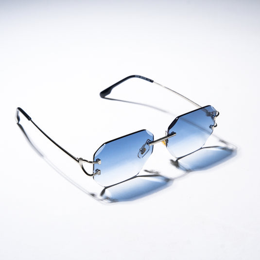 Chokore Polarix Rimless Sunglasses (Blue)