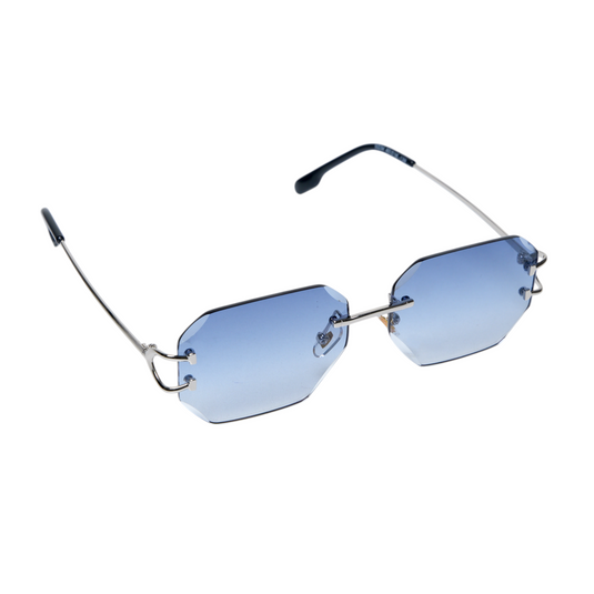 Chokore Polarix Rimless Sunglasses (Blue)