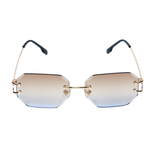 Chokore Polarix Rimless Sunglasses (Brown)