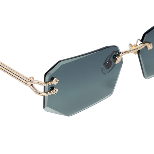 Chokore Ultra Protection  Rimless Sunglasses (Green)