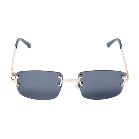 Chokore Chokore Eclipse Edge Rimless Sunglasses (Golden & Black) 