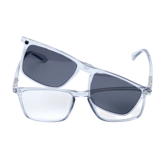 Chokore Dual Edge Pro Shield Sunglasses (Black & White)