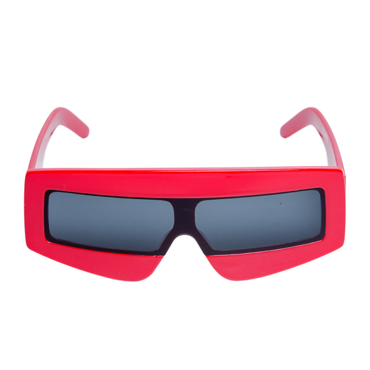 Chokore Bold Edge Trendsetter Sunglasses (Red & Black)