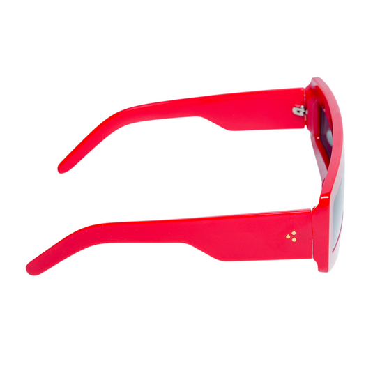 Chokore Bold Edge Trendsetter Sunglasses (Red & Black)