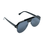 Chokore Chokore Half-frame Gradient Aviators Sunglasses (Black) 