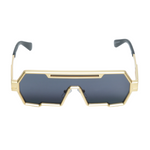 Chokore Chokore Trendy Oval Sunglasses with UV 400 Protection (Yellow) Chokore Trendy Steampunk Metal Sunglasses (Gold & Gray)