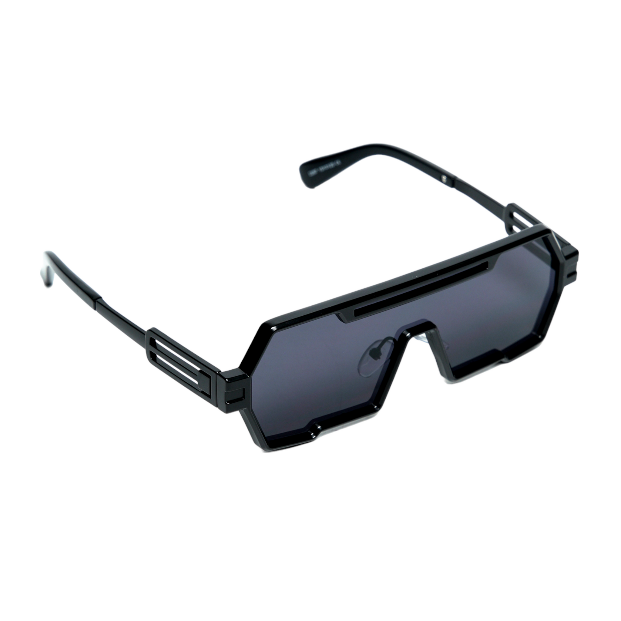 Chokore Trendy Steampunk Metal Sunglasses (Black)