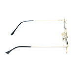 Chokore Chokore Octagon-shaped Metal Sunglasses (Gold & Gray) 